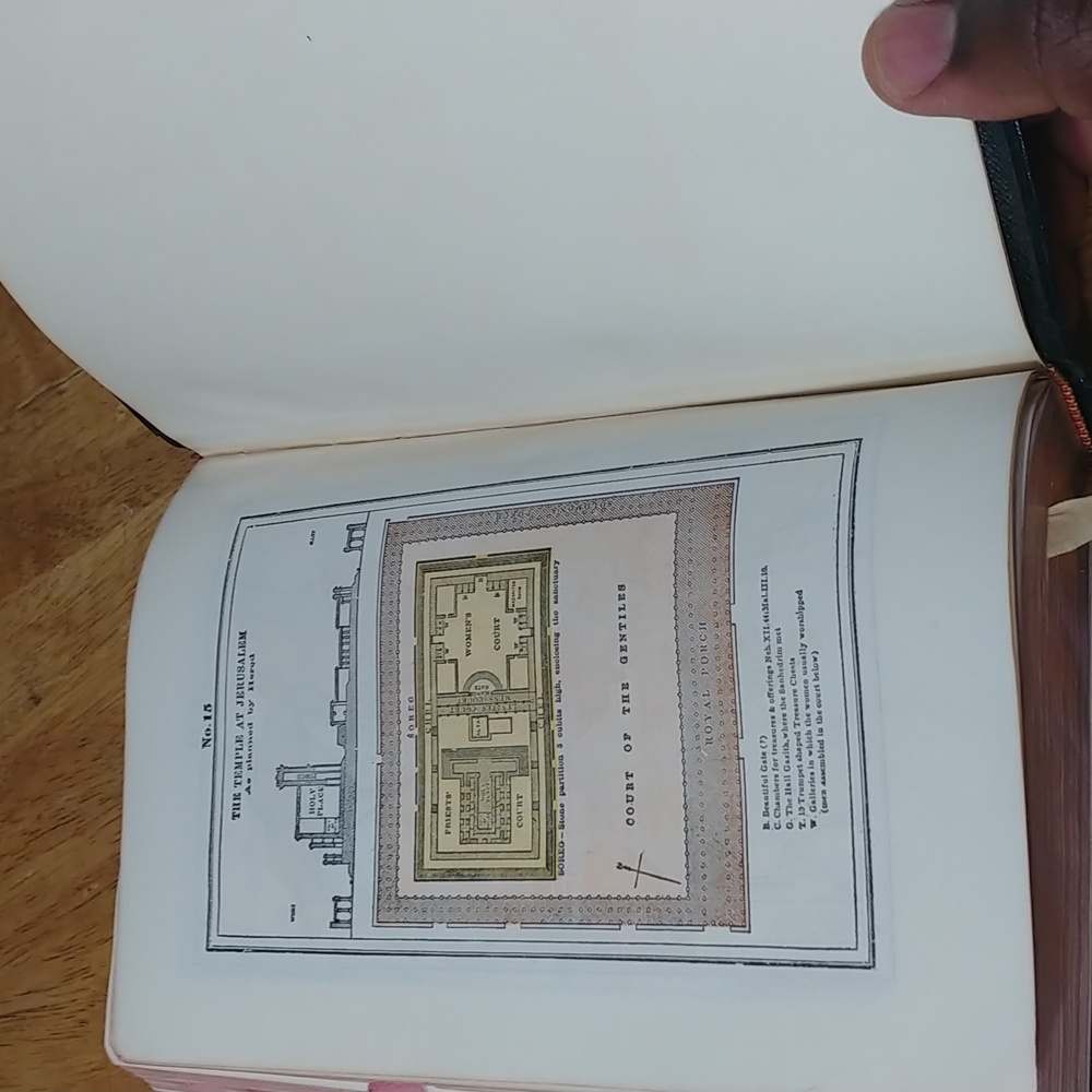 Vintage Holman Black Leather Indexed Bible - Picture 11 of 12